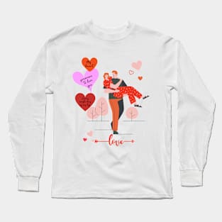 Happy Valentines Day Long Sleeve T-Shirt